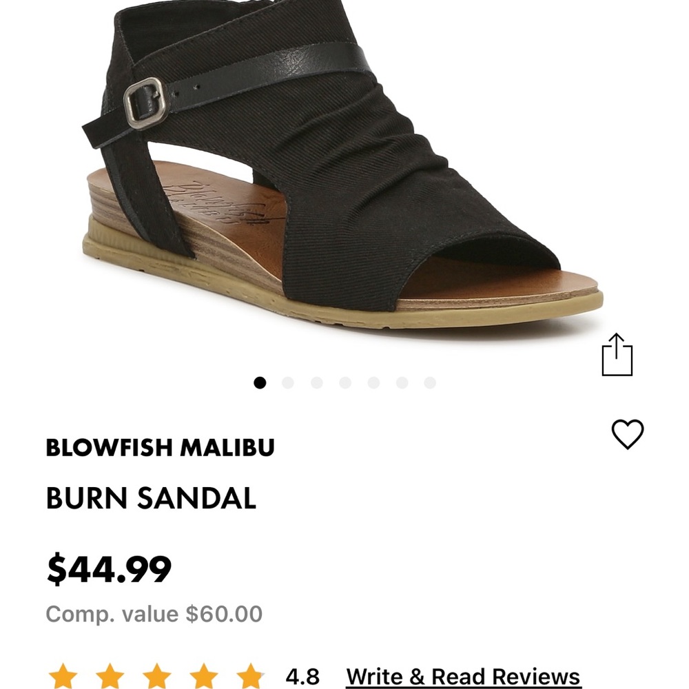 Blow fish sandals. Super cute! I have a tan pair I always wear